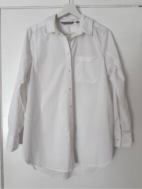 Athleta White Button-Down